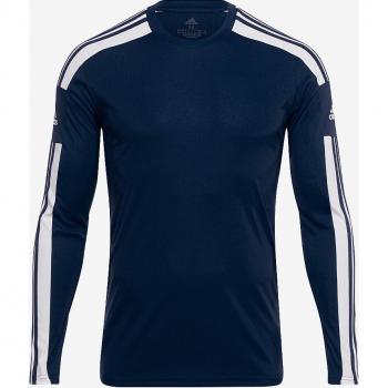 Camiseta de fútbol adidas Squadra 21 manga larga azul para hombre