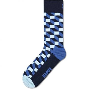 Calcetines para Hombre Happy Socks Modelo Navy Filled Optic CrewSock