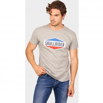 Camiseta de hombre Petrol en color gris de manga corta