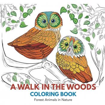 Nature's Serenity: Forest Animals Adult Coloring Book