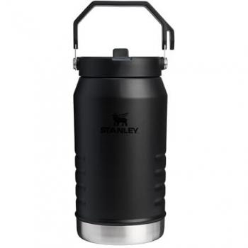 Stanley IceFlow™ Flip Straw Jug 2.0 - 1890ml Black - Insulated Water Bottle with Straw, Leakproof, BPA Free, Dishwasher Safe