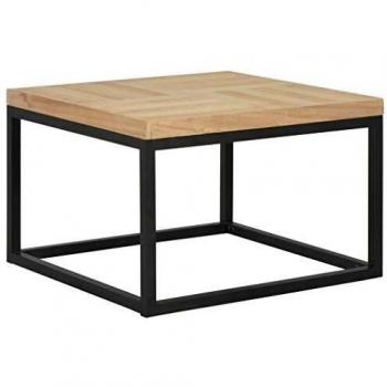 Solid Wood Square Coffee Table 50x50 cm