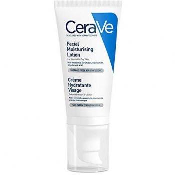 Cerave Crème Hydratante Visage 52ml pour Peau Normale, Peau Sèche