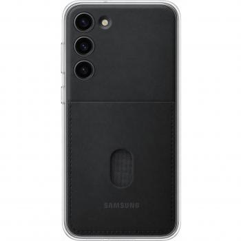 Samsung EF-MS916CBEGWW Funda con Marco y Tarjetero para Galaxy S23 Plus - Negro