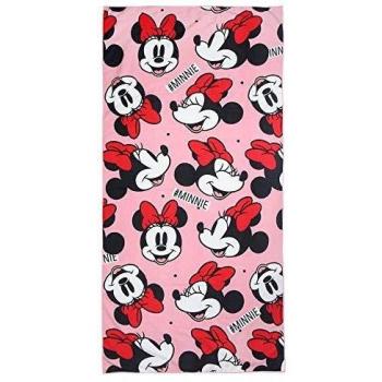 CERDÁ LIFE'S LITTLE MOMENTS 2200003990 Toalla Polyester Minnie, Rosa, 70x140cm