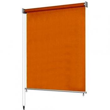 vidaXL Persiana enrollable de exterior 120x230 cm beige