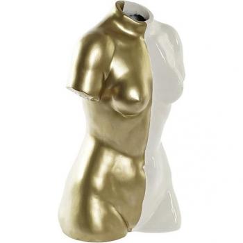 Figura decorativa de resina (busto clásico brillante)