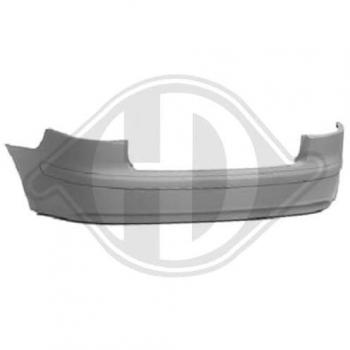Parachoques trasero Diederichs 1031055, compatible con modelos específicos, fabricado en plástico de alta resistencia, color negro, incluye soportes de montaje y cumple con las normativas de seguridad