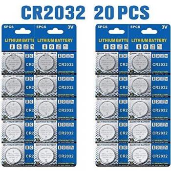 Batería de Litio CR2032 3V, botón electrónico de la célula de la Moneda para los Relojes de Las calculadoras de los Juguetes
