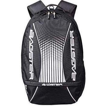 Bagster - Mochila para moto Player Evo, color negro y blanco