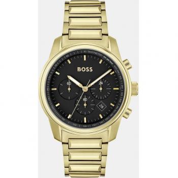 Reloj para Hombre Hugo Boss Trace 1514006 Cronógrafo Analógico de Acero Dorado