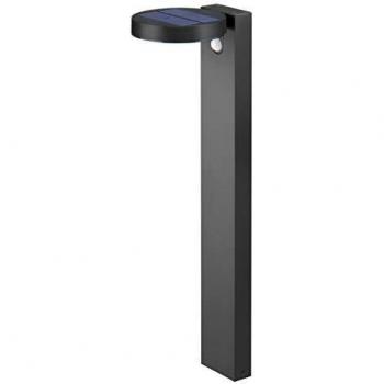 Baliza Solar LED Posadas 4,5W 290lm 3000K IP44 con Sensor de Movimiento Antracita