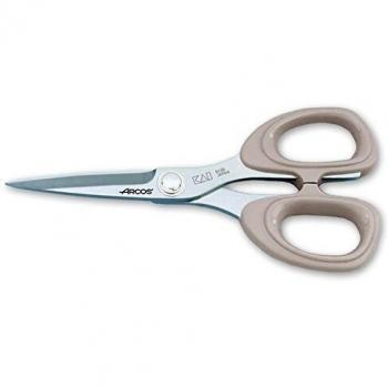 Arcos Serie Deluxe, Tijeras Costura, Tijeras Costura de Acero Inoxidable de 135 mm de longitud, Tijeras Mango ABS Color Gris