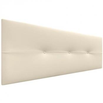 Cabecero Tapizado de Polipiel Vainilla AQUALINE Pro 150x50cm para Camas 150/160 cm