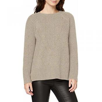Only Onlelaina L/s Structure Pullover Knt suéter, Beige