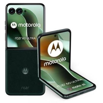Smartphone Motorola Razr 60 Ultra 5G (16GB RAM, 512GB almacenamiento, Pantone Scarabeo, pantalla de 6.96, SIM + eSIM) Verde