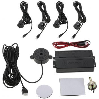 KKmoon Asistencia de Aparcamiento 4 Sensor Radar Kit Reverse Alarma Sistema para Coche Auto