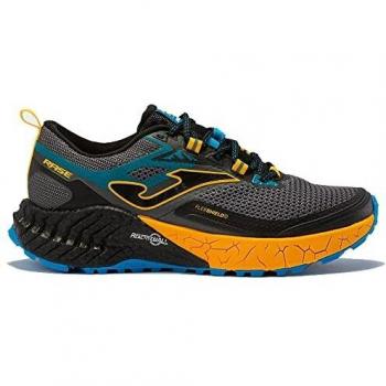 Zapatillas Trail TK RASE Gris Yellow, Gris y amarillo., 42 EU