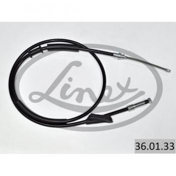 Cable de freno de estacionamiento LINEX 36.01.33 Izquierda