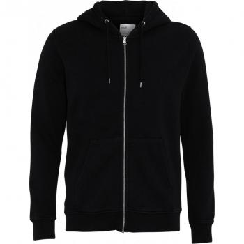 Colorful Standard Classic Organic Zip-Up Hoodie - Deep Black