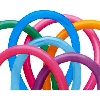 Modelar globos de látex Qualatex 13769 colores vibrantes , color/modelo surtido