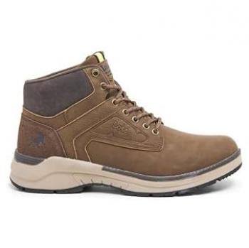 Bota Casual de Hombre Lois con Cierre de Cordones y Refuerzo en Talón, Color Marrón, Talla 44
