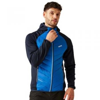 Regatta Men's 3XL Water-Repellent Hybrid Jacket - Andreson VIII in Olympian Blue Navy Elysium Blue