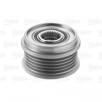 Polea de alternador VALEO 588099, tipo rueda libre, diseñada para optimizar el rendimiento del sistema de carga del vehículo, fabricada con materiales de alta calidad para una mayor durabilidad y resistencia al desgaste