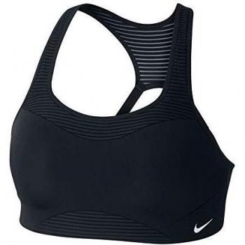 NIKE Novelty BHS Alpha - Sujetador Deportivo para Mujer, Mujer, Alpha, CQ8960, Verde Oscuro, Medium