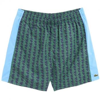 Bañador Lacoste Azul para Hombre XL con Estampado de Monograma