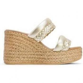 Sandalias de cuña Porronet Kala plateado
