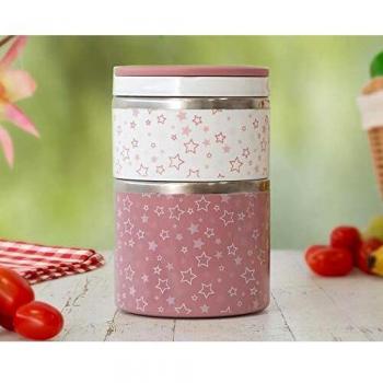 Kiokids Termo Papillero Acero Inoxidable Rosa