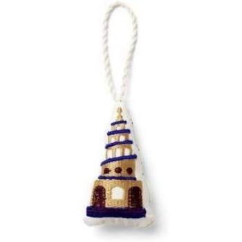 Ferm Living Adorno para árbol de Navidad, algodón, Multicolor, 6 cm