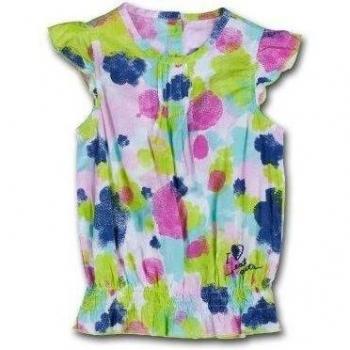 Sanetta - Blusa con cuello redondo de manga corta para bebé, talla 74 - talla alemana, color varios colores