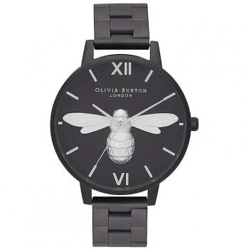 Olivia Burton Women's Watch OB16SHB01 (40 mm) - Black/Black/Black