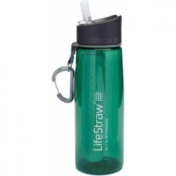 Lifestraw Go 650ml Botella Con Filtro De Agua Verde Tritan Renew