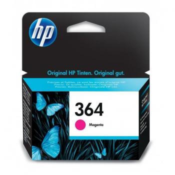 Cartucho de tinta original HP 364 magenta CB319EE