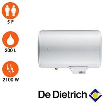 Calentador de agua eléctrico horizontal mural Cor-Email 200L De Dietrich THS Easytri clase energética C