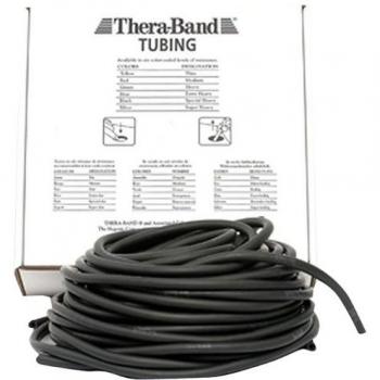 Tubos Thera-Band, banda de resistencia negra, banda de fitness para tubos profesional