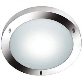 Plafón Redondo Condus Nickel Mate E27 1x60W IP44 para Baño
