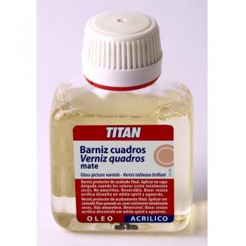 BARNIZ MATE PARA CUADROS TITAN 100 ML.