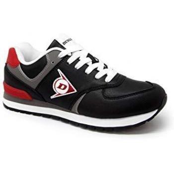 DUNLOP Zapato Flying Wing Negro en Piel de Ante - DL0203001