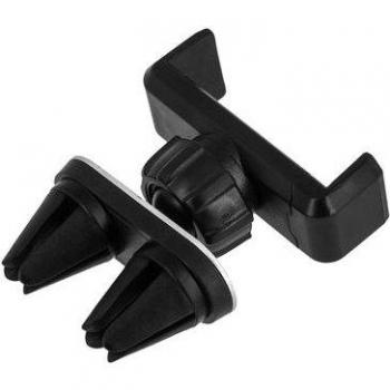 Soporte para Coche Smartphone 4,7 a 6'' Rejilla de Aire Rotativo 360° - Negro