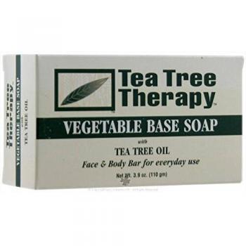 Pack of 2 x Tea Tree Therapy Vegetable Base Soap with Tea Tree Oil - 3.9 oz