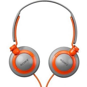 Sony MDR-XB200 - Auriculares de diadema abiertos, orange & grey