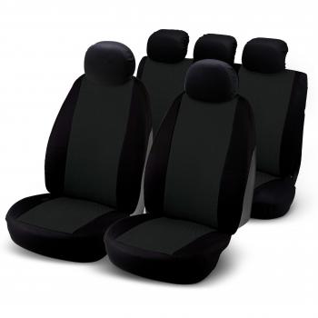 Bottari 10400 Juego de Fundas de Asiento de Coche J9, Universales, Color Negro