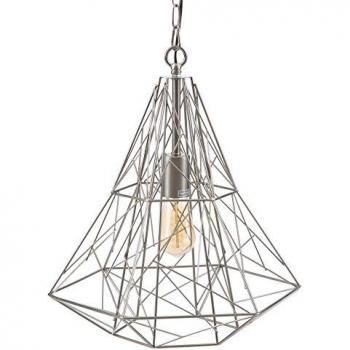 Lámpara de Techo Metal Plata 35 x 35 x 45 cm - Aire de Originalidad