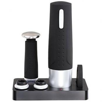 Livoo - Sacacorchos eléctrico y Bomba de vacío GS118 Negro