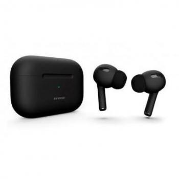 Auriculares Inalámbricos Infiniton BE-60 con Cancelación de Ruido, Bluetooth 5.0, Compatibles con IOS y Android, Función TWS, Carga Inalámbrica - Negro
