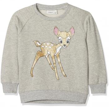 NAME IT Nitbambi Dorit Ls Swe Bru F Mini Wdi, Sudadera para Bebés